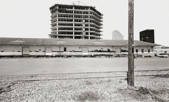Republic Square—One (Later, The William P. Hobby, Jr. State Office Building, 333 Guadalupe Street) Under Construction, Looking Northeast, From West Second Street. (1984)