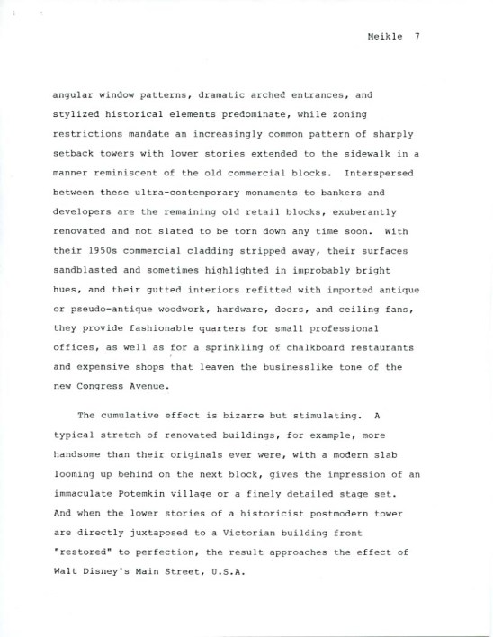 Meikle Capital Improvements 07