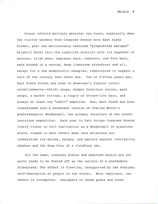 Meikle Capital Improvements 08