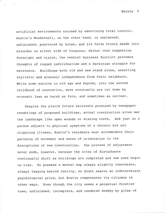 Meikle Capital Improvements 09