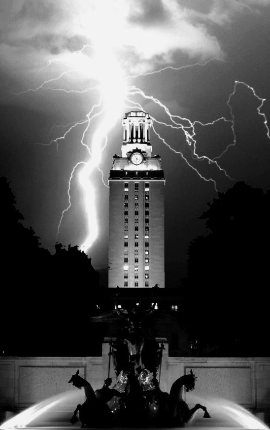UT tower dark by jorge michel 